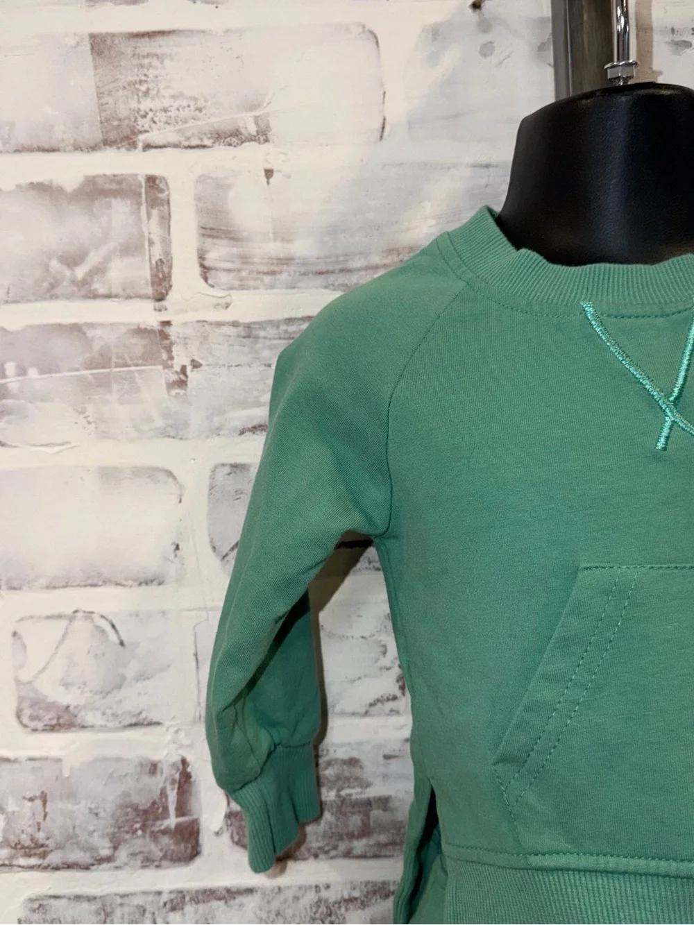 Little Bipsy Green Sweatshirt & Jogger Matching Set